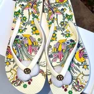Tory Burch Butterfly Flip Flops Sandals Size 9 NEW